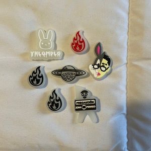 Bad bunny croc charms